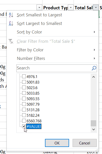 excel filter not working extra rows appearing