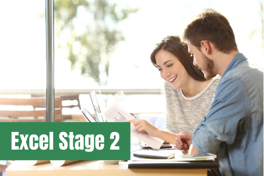 Excel Stage 2 course Excel Stage 2 course