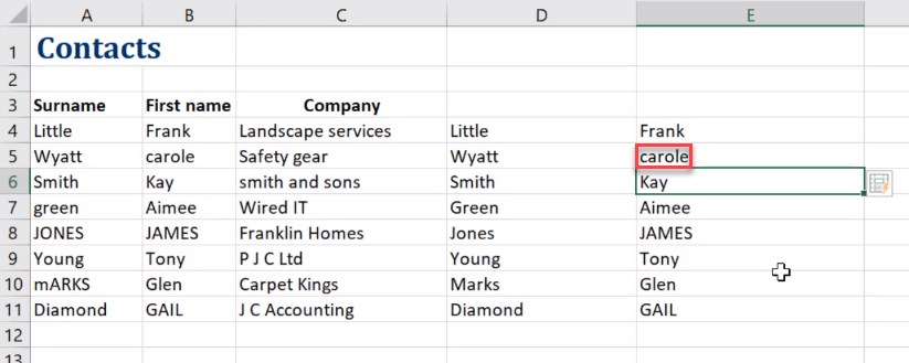 Carole change case to carole shortcut to change case in excel