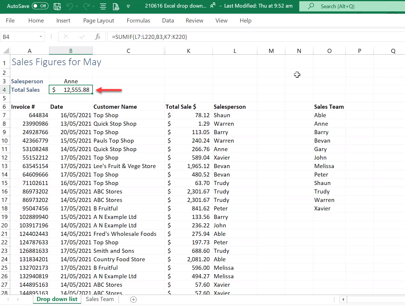Excel create drop down list 1 Excel drop down list