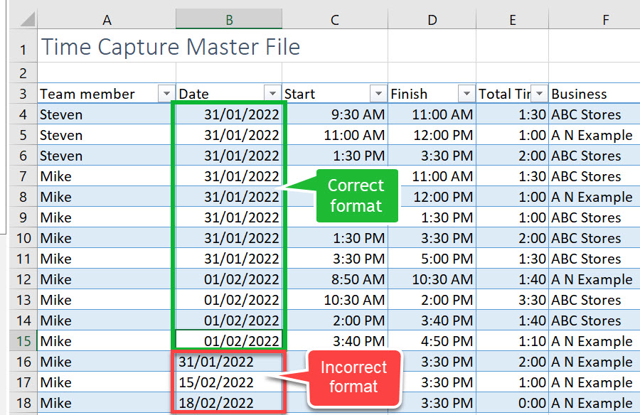 Apply Date Format In Excel Infoupdate